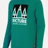 Picture Organic Picture Bellow Crew Sweat Shirt Lagoon Green