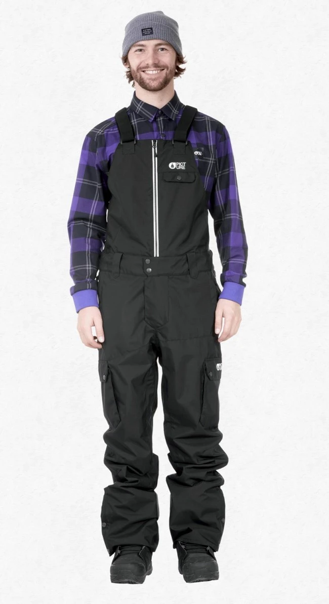 Picture Organic Picture Charles BIB Snowboard Pants Black 10K 5 Picture Organic Picture Charles BIB Snowboard Pants Black 10K - Afbeelding 3