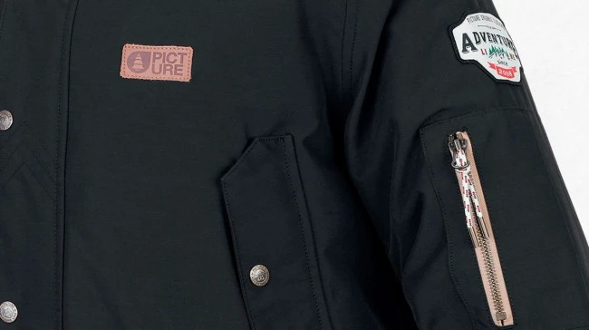 Picture Organic Picture Kodiac Snowboard Jacket 10K Black 7 Picture Organic Picture Kodiac Snowboard Jacket 10K Black - Afbeelding 5