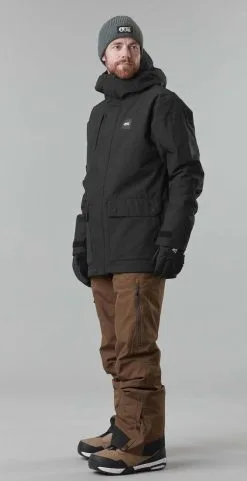 Picture Organic Picture Object Snowboard Pants Brown 20K (XXL Only) -Snowboards Verkoop picture object snowboard pants dark brown 20k side 22133