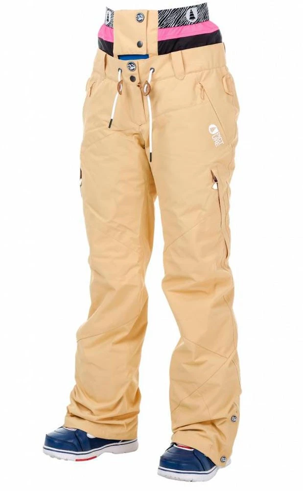 Picture Organic Picture Treva Snowboard Pant Beige Ladies 10K (M Only) 3 Picture Organic Picture Treva Snowboard Pant Beige Ladies 10K (M Only)
