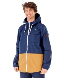 Globe Picture Clothing Surface Jacket Dark Blue