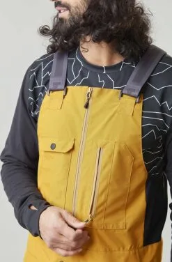 Picture Organic Picture Testy BIB Snowboard Pants Camel 10K -Snowboards Verkoop picture testy bib pants camel chest 22134