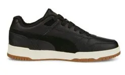 Puma RBD Game Low WTR Leather Sneakers Black -Snowboards Verkoop puma rbd game low wtr leather black side 22174