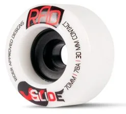 RAD Glide 70 Mm 78a Longboard Wheels White