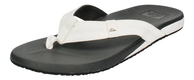 Reef Cushion Phantom Slippers White Charcoal 4 Reef Cushion Phantom Slippers White Charcoal - Afbeelding 2