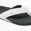 Reef Cushion Phantom Slippers White Charcoal -Snowboards Verkoop reef cushion bounce phantom white charcoal side 21668