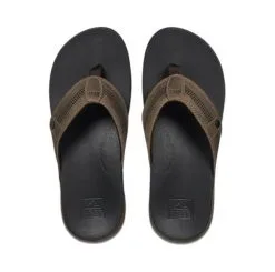 Reef Cushion Lux Slippers Tan Black -Snowboards Verkoop reef cushion lux slippers tan black top 21670
