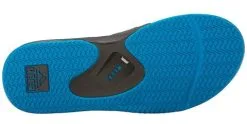 Reef Fanning Slippers Gunmetal Blue (US 13 -EU 46 Only) -Snowboards Verkoop reef fanning gunmetal blue soal 19283