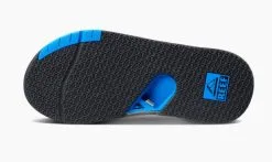 Reef Fanning Low Slippers Blue Grey -Snowboards Verkoop reef fanning low blue grey sole 20916