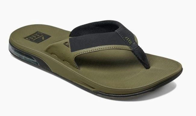 Reef Fanning Low Slippers Olive 3 Reef Fanning Low Slippers Olive