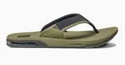 Reef Fanning Low Slippers Olive 10 Reef Fanning Low Slippers Olive -Snowboards Verkoop reef fanning low slippers olive side 20920