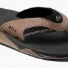 Reef Fanning Slippers Black-tan -Snowboards Verkoop reef fanning slippers black tan profile 22211