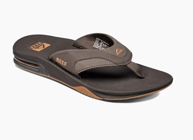 Reef Fanning Slippers Grey-light Blue 3 Reef Fanning Slippers Grey-light Blue