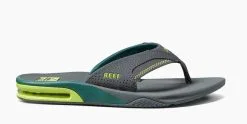 Reef Fanning Slippers Grey-volt -Snowboards Verkoop reef fanning slippers grey volt side 2 21647