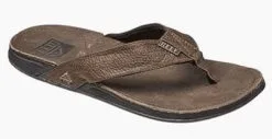 Reef J-Bay 3 Male Leather Slippers Camel