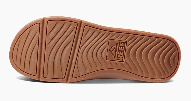 Reef LTHR Ortho Coast Slippers Black-brown 4 Reef LTHR Ortho Coast Slippers Black-brown - Afbeelding 2