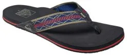 Reef Newport Slippers Woven Navy-red