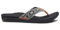 Reef Ortho-Bounce Woven Female Slippers Black-white 11 Reef Ortho-Bounce Woven Female Slippers Black-white -Snowboards Verkoop reef ortho bounce woven damesslippers side 20915
