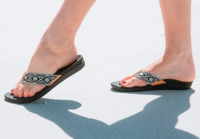 Reef Ortho-Bounce Woven Female Slippers Black-white 4 Reef Ortho-Bounce Woven Female Slippers Black-white - Afbeelding 2