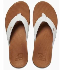 Reef Reef Ortho Coast Slippers White-tan 7 Reef Reef Ortho Coast Slippers White-tan -Snowboards Verkoop reef ortho coast slippers white tan top 21671