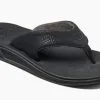 Reef Rover Male Slippers All Black -Snowboards Verkoop reef rover slippers all black angle 20918