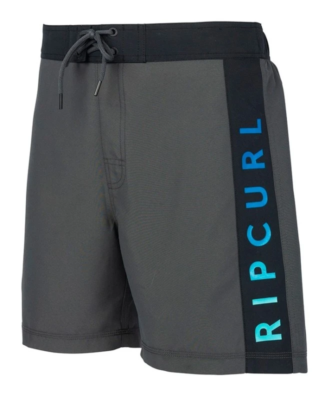 Rip Curl Semi Elasticated Gradiart 18" Boardshort Black 3 Rip Curl Semi Elasticated Gradiart 18" Boardshort Black