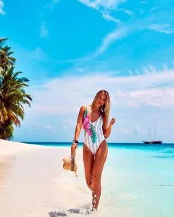 Rip Curl Summer Sway Swimsuit One-piece White -Snowboards Verkoop rip curl summer sway swimsuit one piece white model 20929