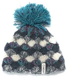 Roxy Past Time Beanie Chicory Blue 3 Roxy Past Time Beanie Chicory Blue