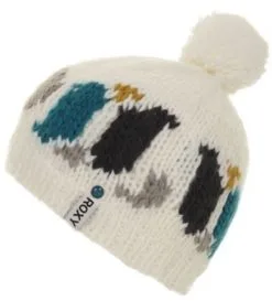 Roxy Holly Beanie White-teal
