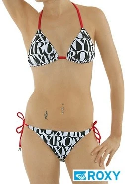 Roxy Love Tiki Tri Bikini Zwart (XS) 3 Roxy Love Tiki Tri Bikini Zwart (XS)
