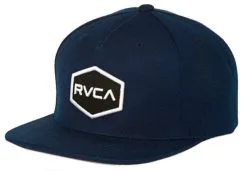 RVCA Commonwealth Snapback Cap Navy