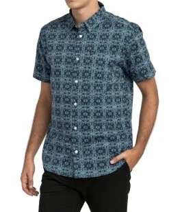 RVCA Vision SS Shirt Dark Denim