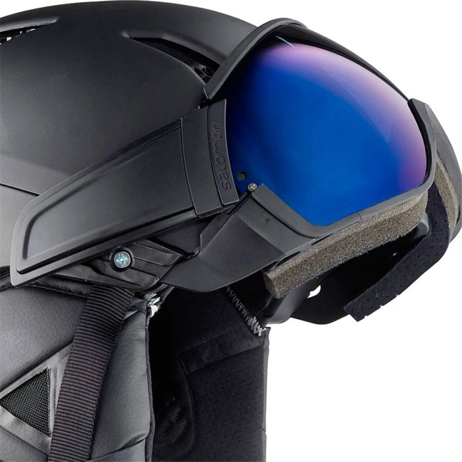 Salomon Driver Helmet With Visor All Black-solar Blue (L Only) 4 Salomon Driver Helmet With Visor All Black-solar Blue (L Only) - Afbeelding 2
