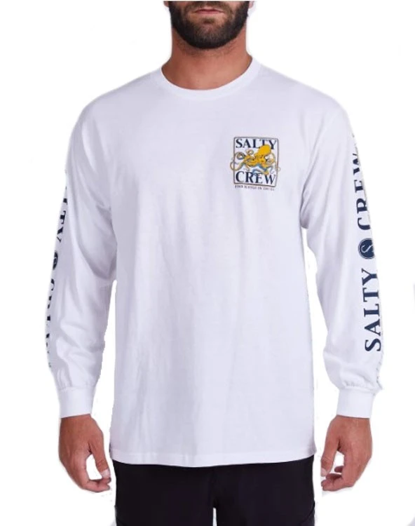 Salty Crew Ink Slinger LS T-shirt White 4 Salty Crew Ink Slinger LS T-shirt White - Afbeelding 2