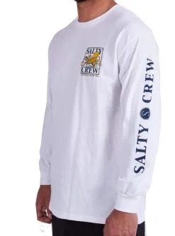 Salty Crew Ink Slinger LS T-shirt White 7 Salty Crew Ink Slinger LS T-shirt White -Snowboards Verkoop salty crew ink slinger t shirt white profile 22186
