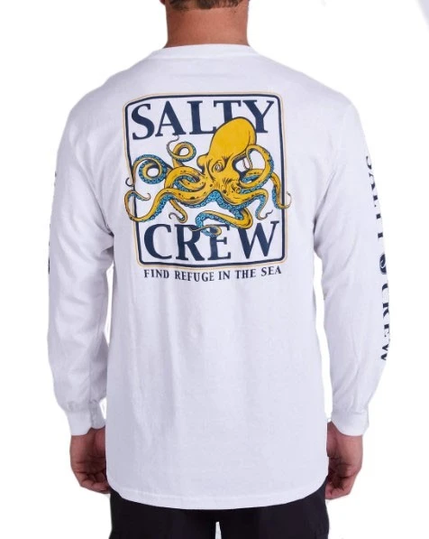 Salty Crew Ink Slinger LS T-shirt White 3 Salty Crew Ink Slinger LS T-shirt White