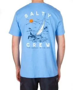 Salty Crew Set Sail SS T-shirt Light Blue