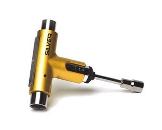 Silver Skateboard Tool Premium 3 Silver Skateboard Tool Premium