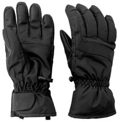 Sinner Atlas Leather Ski Gloves Black