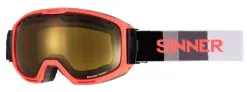 Sinner Mohawk Goggle Neon-red Polarized S1-S3