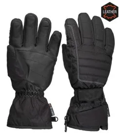 Sinner Mullan Gloves Leather Black Ladies