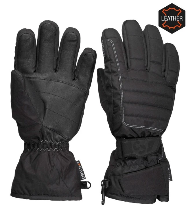 Sinner Mullan Gloves Leather Black Ladies 3 Sinner Mullan Gloves Leather Black Ladies