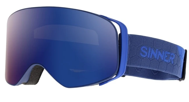 Sinner Olympia Goggle Matt Dark Blue - Blue Mirror Lens (Cat 3) 3 Sinner Olympia Goggle Matt Dark Blue - Blue Mirror Lens (Cat 3)