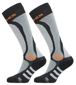 Sinner Pro Socks Black-grey-orange (2 Pairs)