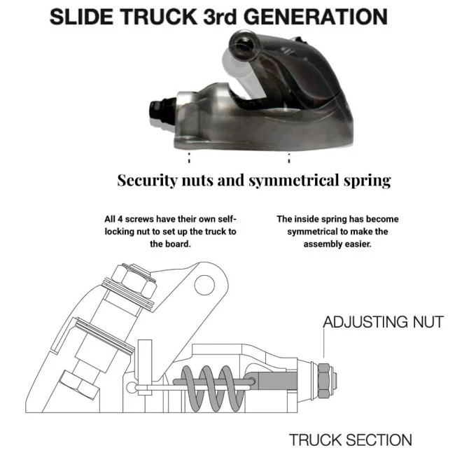 Slide Diamond 32" Waimea Surfskate 4 Slide Diamond 32" Waimea Surfskate - Afbeelding 2