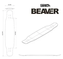 Switch Boards Switch Beaver 48" Dance Longboard Deck Only Gripped 7 Switch Boards Switch Beaver 48" Dance Longboard Deck Only Gripped -Snowboards Verkoop switch beaver 48 dance longboard specs 22217