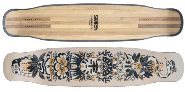 Switch Boards Switch Meerkat Totem 42.9" Freestyle Dance Board Deck Only 3 Switch Boards Switch Meerkat Totem 42.9" Freestyle Dance Board Deck Only