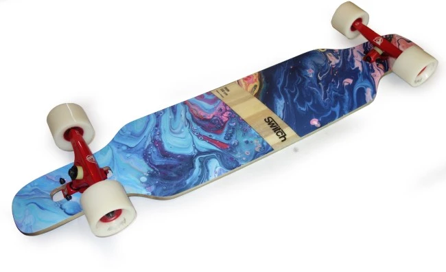 Switch Boards Switch Twin Abstract 40" Complete Longboard 3 Switch Boards Switch Twin Abstract 40" Complete Longboard