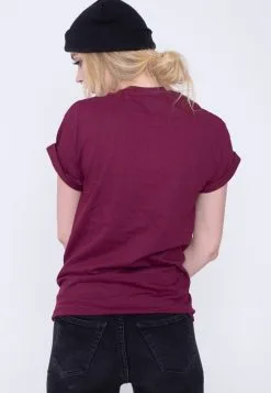 Thrasher Low Low Logo T-shirt Maroon -Snowboards Verkoop thrasher low low logo t shirt maroon rear 21855